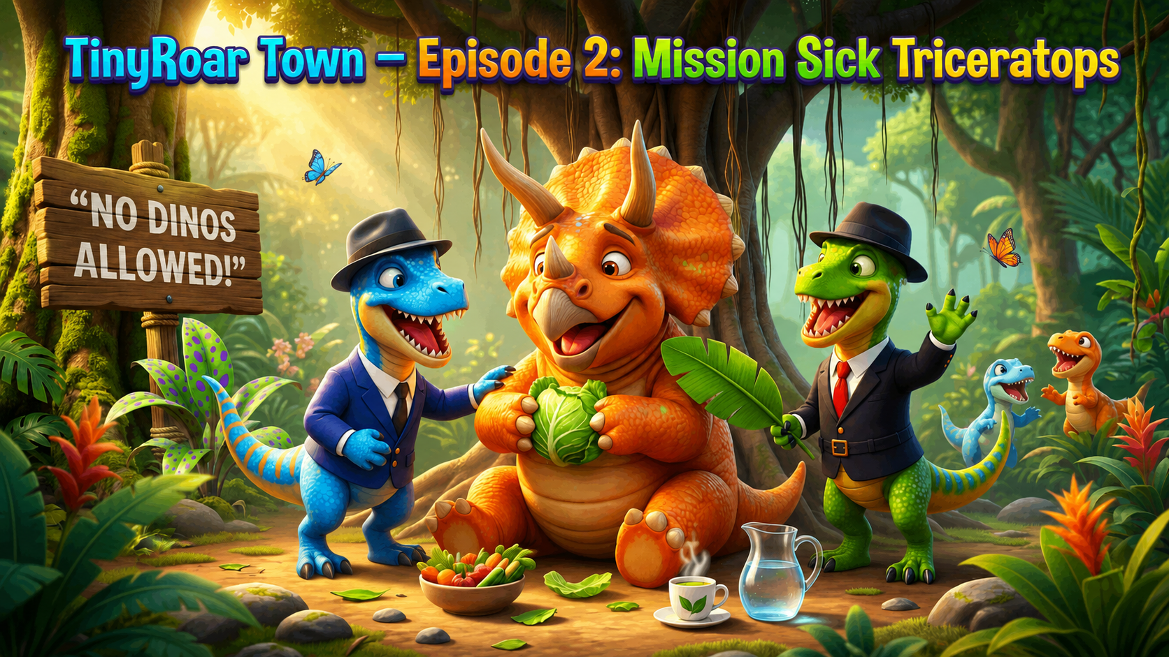 Agent Raptors: Episode 2- Mission sick triceratop 