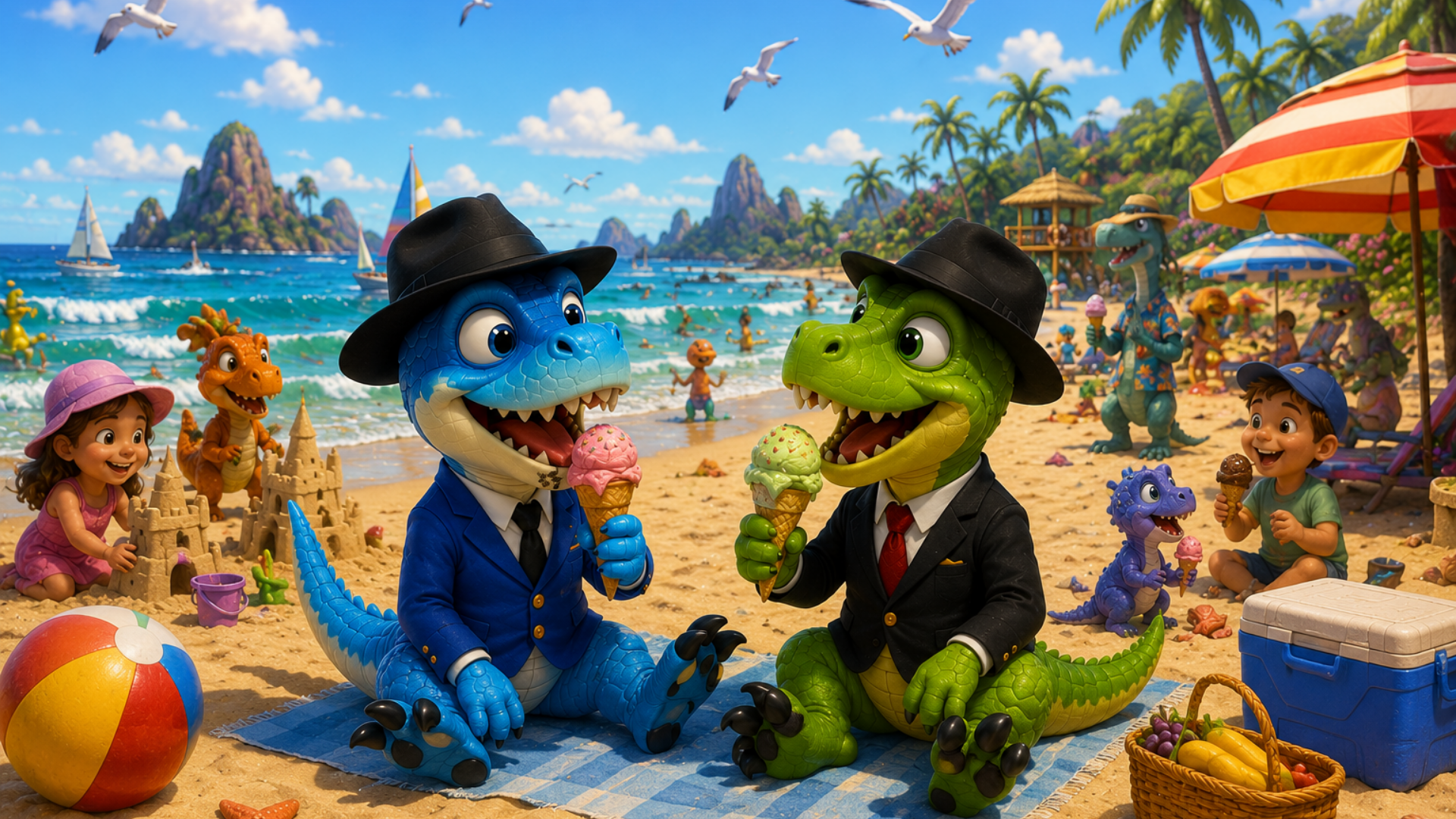 Agent Raptors: Episode 9- Mission Agent Raptors Take a Vacation