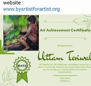 Winner Oil and Soft Pastel Competition