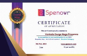 2021 - Republic Day - Art & Craft Contest