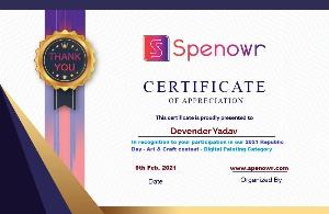 2021 - Republic Day - Art & Craft Contest