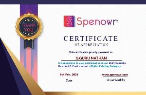 2021 - Republic Day - Art & Craft Contest