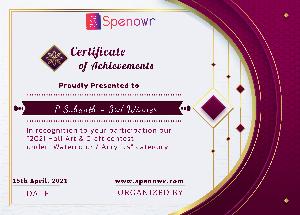 2021 - Holi - Art & Craft Contest