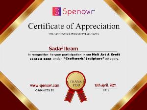 2021 - Holi - Art & Craft Contest