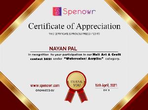 2021 - Holi - Art & Craft Contest