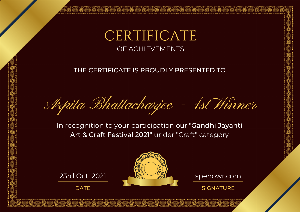 Gandhi Jayanti Art & Craft Festival 2021