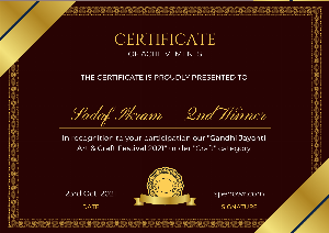 Gandhi Jayanti Art & Craft Festival 2021