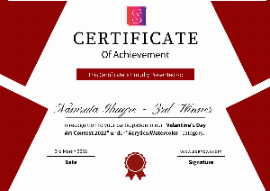 Valentine Day Art Contest 2022