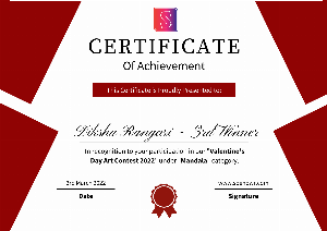 Valentine Day Art Contest 2022