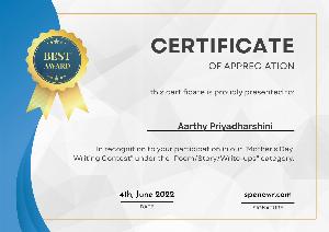 Mother's Day Writing Contest