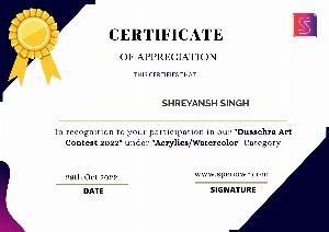 Dussehra Art Contest