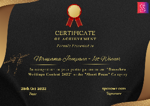 Dussehra Writings Contest 2022