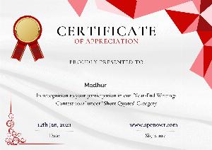 Year-End Writings Contest 2022