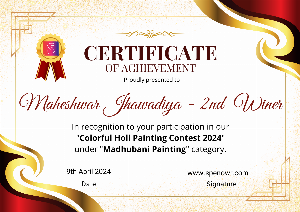 Colorful Holi Painting Contest
