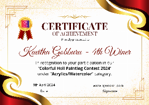 Colorful Holi Painting Contest