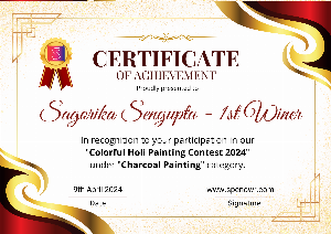 Colorful Holi Painting Contest