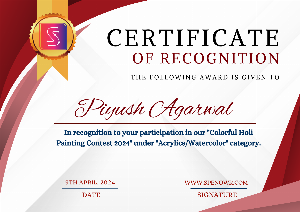 Colorful Holi Painting Contest