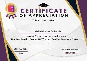 New Year Painting Contest 2026 - For Indian Residents Only