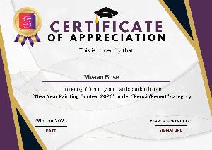 New Year Painting Contest 2026 - For Indian Residents Only